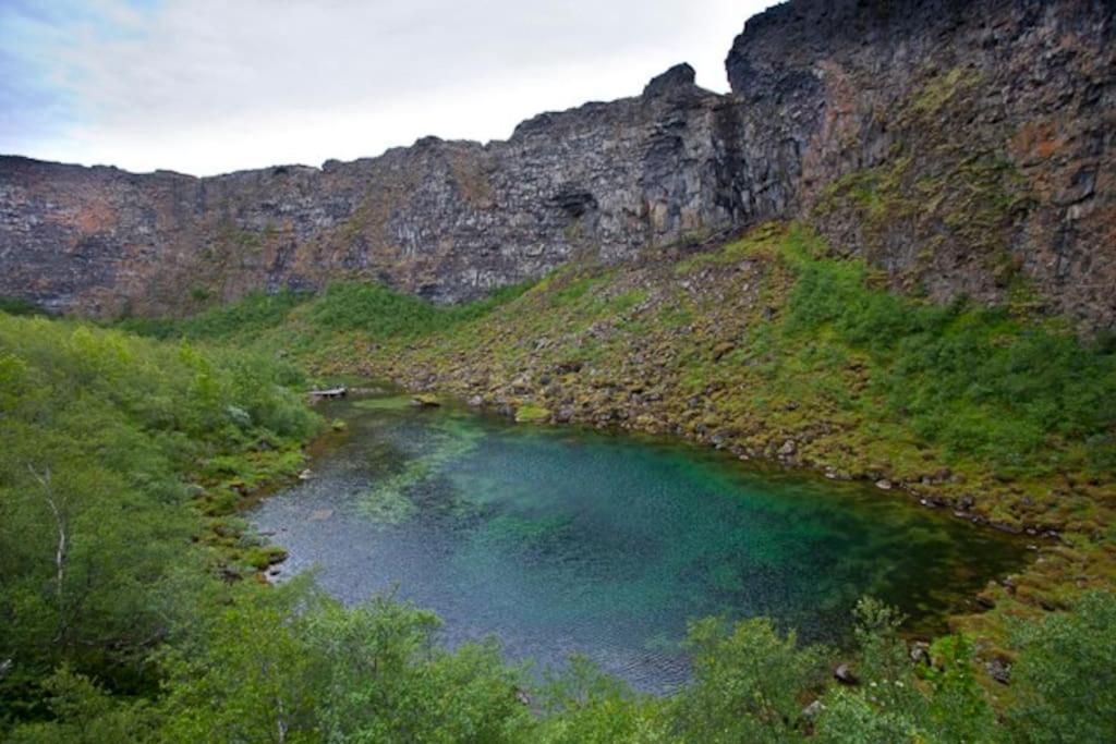 Cabin In The Lava. Near Husavik Skogar  Buitenkant foto