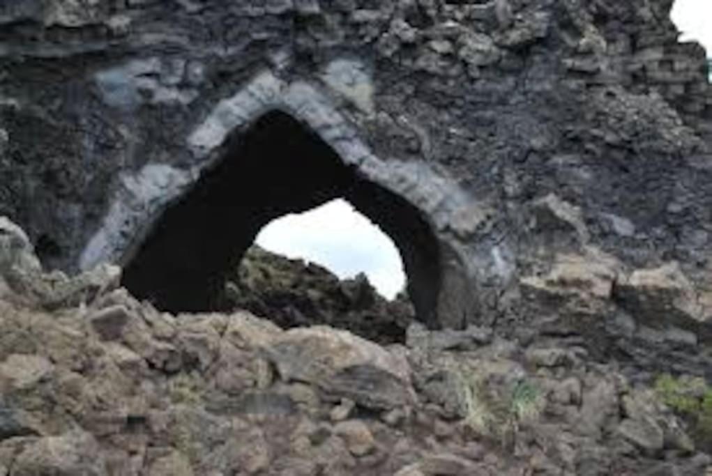 Cabin In The Lava. Near Husavik Skogar  Buitenkant foto